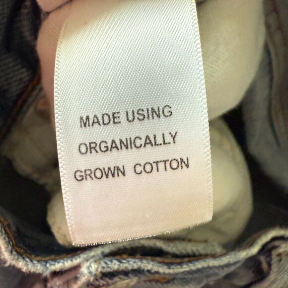 Agolde 90's Pinch Waist Jeans Straight Leg Light Wash Size 31. Made in the USA - Picture 4 of 7